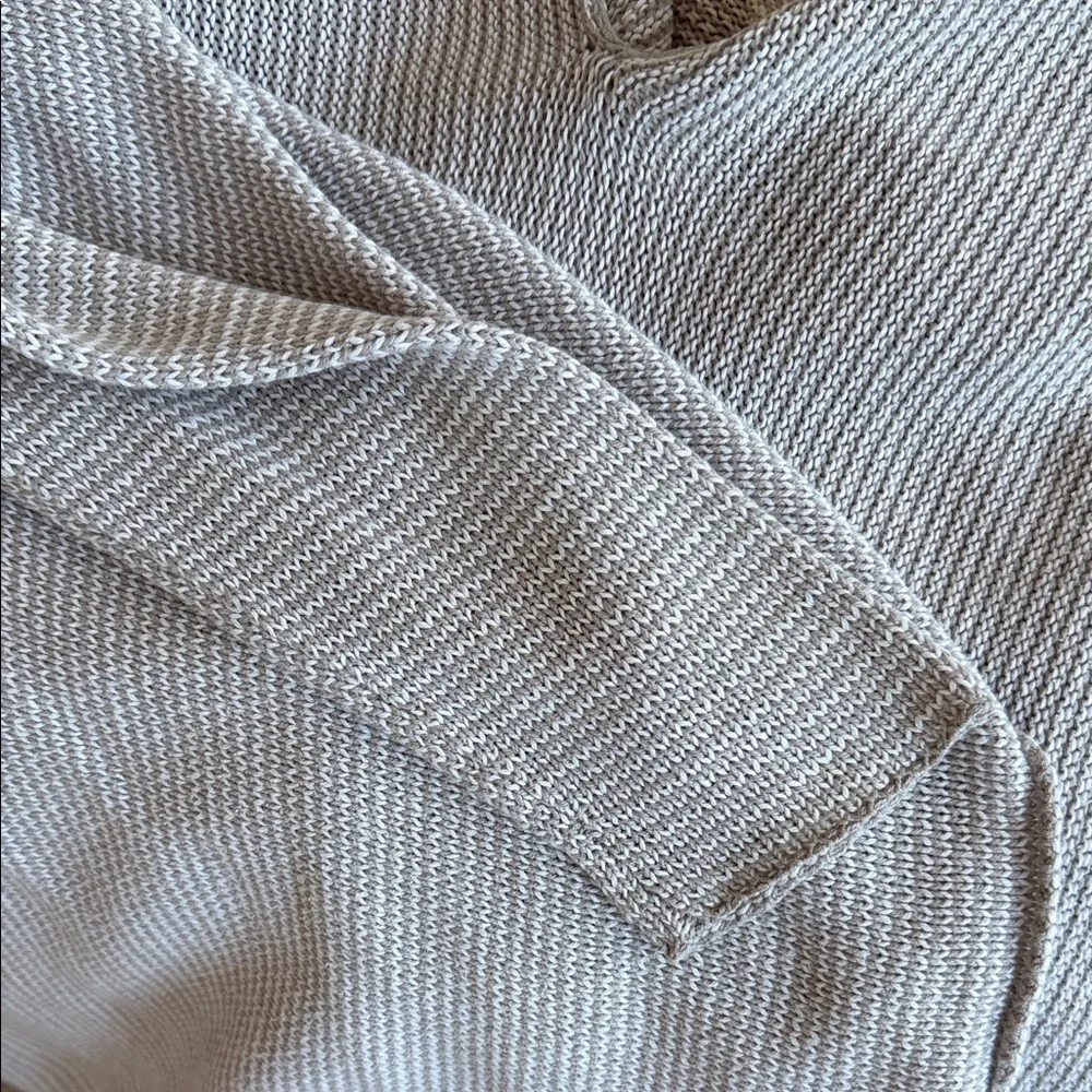 BB Dakota Light Gray Draped Cardigan - Picture 9 of 9